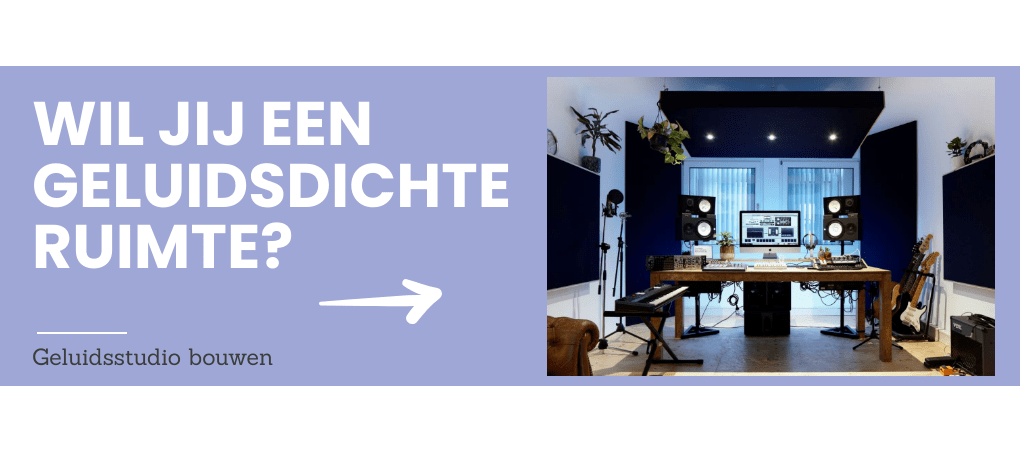 Geluidsstudio bouwen - Fermacell, Metal Stud & Rockwool